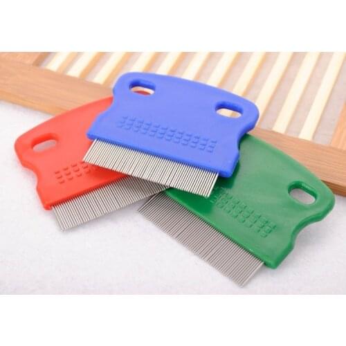Wholesale Pet Dog Cat Clean Comb Metal Lice Comb Small Pet Nit Lice Comb,200pcs/lot