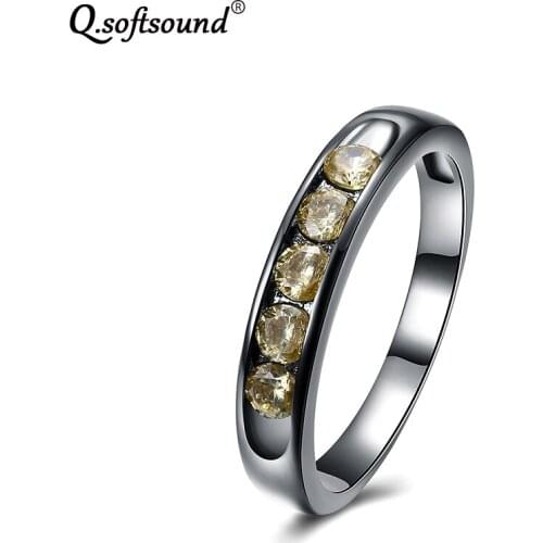 Q.softsound Women's Gold Rings