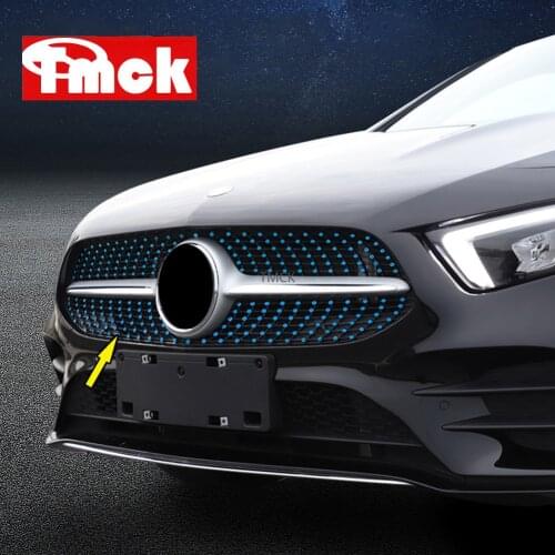 NEW For Mercedes Benz A Class W177 A180 A200 Stainless Steel Car Air Intake Grille Decoration Sequin Starry Sky Net Trim Sequins