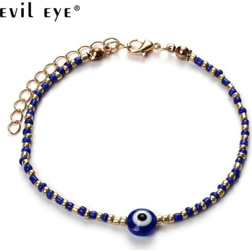 EVIL EYE 1pc Alloy Compass Charms Pendant Bracelets Clavicle Chains Fashion Statement Bracelet For Women Jewelry with card CN115