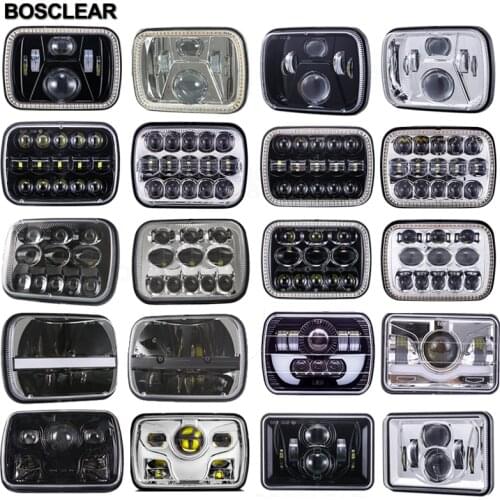 LED Headlight for Jeep YJ XJ GMC Savana 1500 2500 3500 Safari Ford F550 F350 F250 E150 Club Wagon E-350 Econoline For Chevrolet