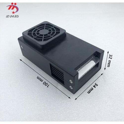Fan Cooling Small Uv Lamps 395nm LED Curing Device For DX5 XP600 Uv Flatbed Printer Ink Curing UV LED Gel The Cure 365nm Lights