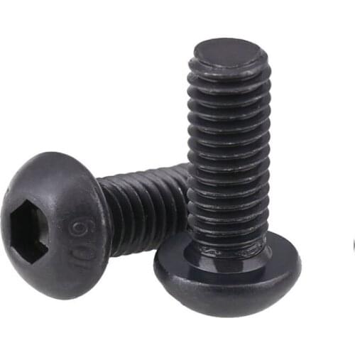 10.9 grade high-strength American Round Head Hexagon Screw Pan Head Bolt 5Pcs