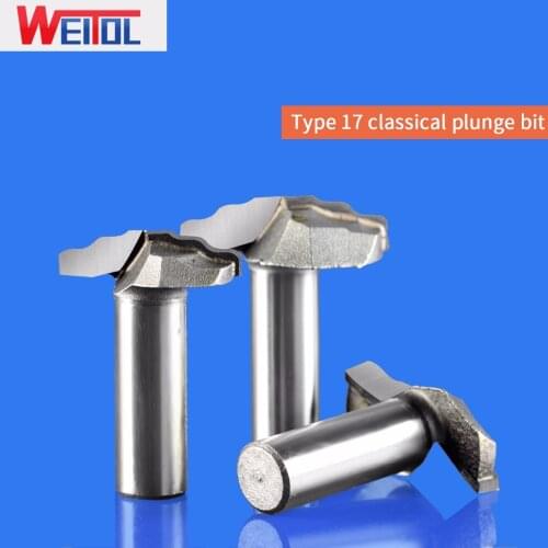 WeiTol 1pcs 1/2 inch 32mm diameter router bits MDF cabinet door milling cutter CNC cutting tools free shipping