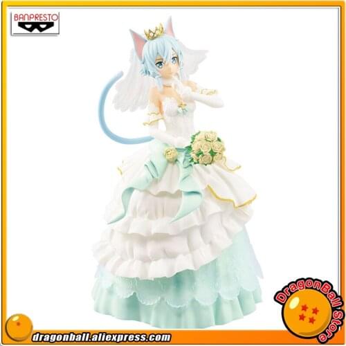 Japan Anime "Sword Art Online: Code Register" Original Banpresto EXQ Collection Figure - Wedding Sinon