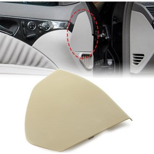 For Mercedes W211 E-Class Front Left Door Upper Cover Guard ABS Beige Car Styling Accessories 2003 2004 2005 2006 2007 2008 2009