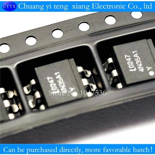 4n35 light coupling patch SOP6 optoisolator photoelectric coupling 10PCS/LOT