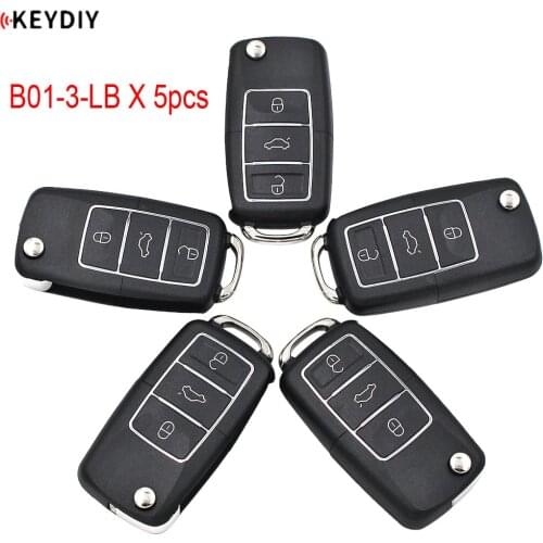 5PCS/LOT, KEYDIY Original Universal B Series Remote Control B01-3 LUXURY Black Color KD900K/D900+/URG200/KD-X2 Key Programmer