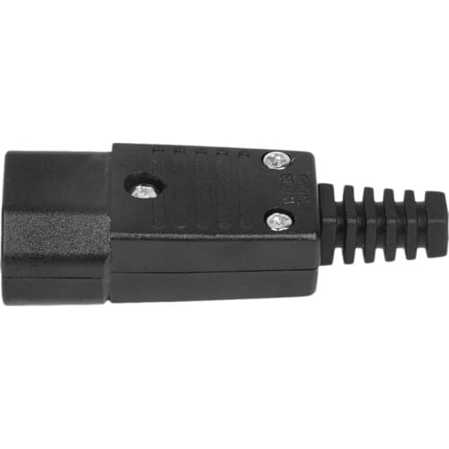 5PCS IEC 320 C14 power adapter cable plug rewirable connector socket 3Pin Male