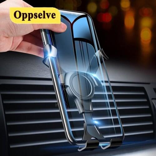 Car Phone Holder Air Vent Mount Stand For Mobile Smartphone Support In Car Cell Phone Stand for iPhone 13 12 Xiaomi Huawei P50