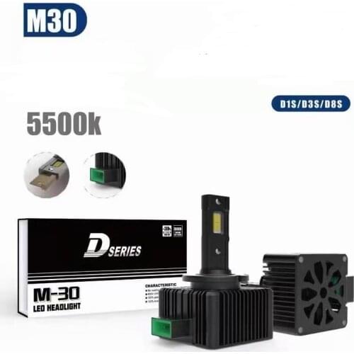 D1S D3S Car LED Headlight Bulbs D2S D4S D5S Bulb Super Bright 12000Lm Same Size As Original All in One Auto Lamp D1/3 D2/4 D5 D8