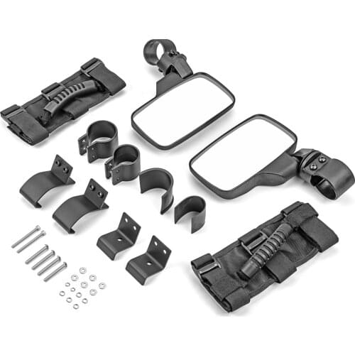 UTV Accessories Break Away Side Rear View Mirror For Polaris Ranger 500 570 900 XP 1000 With Pro Fit Cab & 2016-UP General