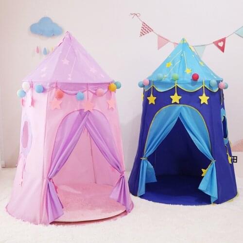 Large Childrens Tent Portable Girls Play House Wigwam Kids Bed Rest Tent Teepee Child Little Tipi Indian Princess Castle