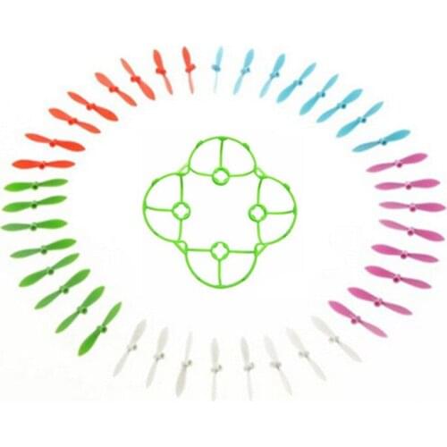 Cheerson CX10 CX-10 CX 10 mini-axis blade propeller aircraft parts and CX10 CX 10 green protective circle Accessories