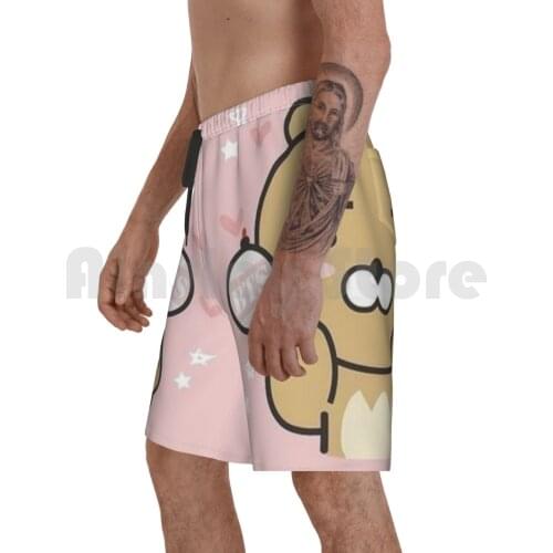 X Ryan! 2 Beach Shorts Men Beach Pants Swim Trunks Kakao Kakao Bear Ryan Kakao Kakao Ryan Ryan Bear Tour