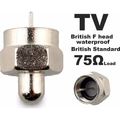Terminal 75 Omega Load Reverse Resistance Cable TV Joint Inch F Head Waterproof
