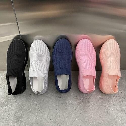 Women Sneakers Casual Shoes Comfortable Mesh Lace-up Ladies Sport Shoes Wedges Chunky Womens Vulcanized Shoes Females Sneakers