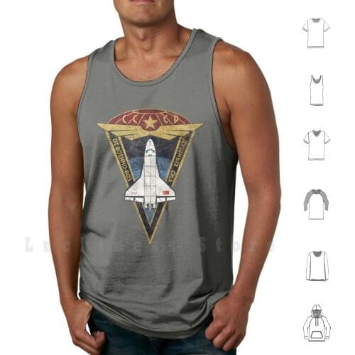 Skyline Universe V01 tank tops vest 100% Cotton Rocket Communism Russia Ussr Space Program Space Soviet Vintage Net Spaceship