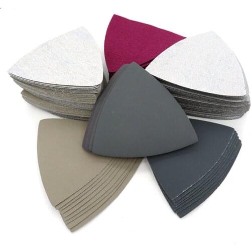 90x90x90mm Triangle Dry & Water Flocking Sandpaper 60 To 10000 Grit Polishing Abrasive Sanding Paper 996A