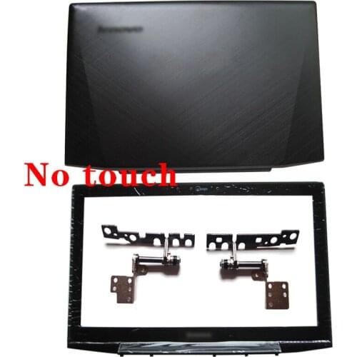 NEW Laptop LCD Back Cover/Front Bezel/Hinges For Lenovo Y50 Y50-70 Y50-70A No Touch AM14R000400/With Touch AM14R000300
