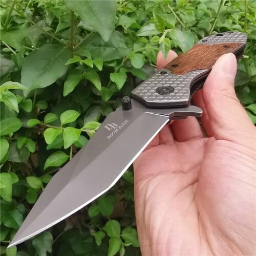 Carabiner Knife Fold Pare Blade Camp Fruit Package Pocket Razor Sharp for Camping Hunting Survival Outdoor Activities Mens Gift