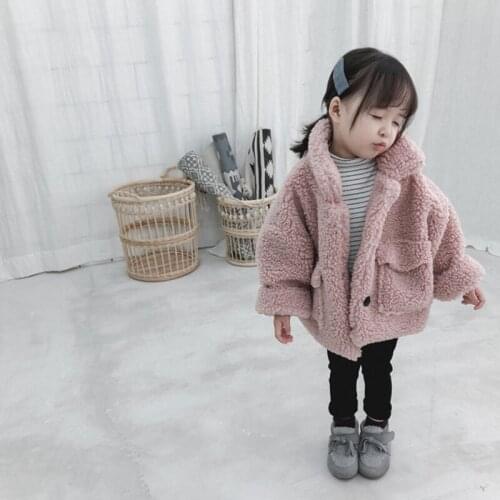 Fashion girl autumn and winter wear childrens clothing boy jacket girls fashion cute coat 2019