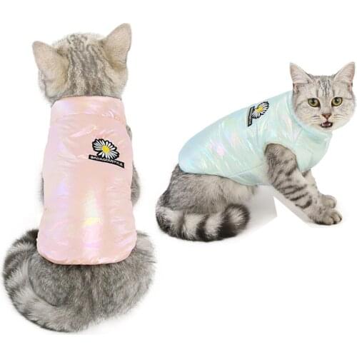 Cute Puppy Clothes Cat Windproof Dog Jacket Cotton Warm Outdoor Pet Winter Coat