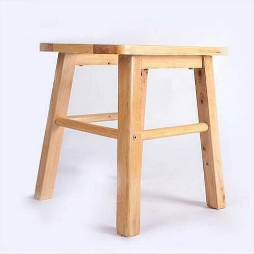 Household Solid Wood Potty Chair with Cushion Non-slip Stable Pregnant Woman Commode Chair Simple Moveable Wooden Potty Stool