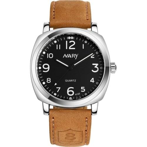 Men's Watch With Leather Strap SysFla China