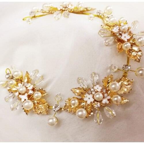 Multi-style Crystal Bridal Crown Tiaras Light Gold Diadem Tiaras for Women Bride Fashion Wedding Hair Jewelry Accessories Gift