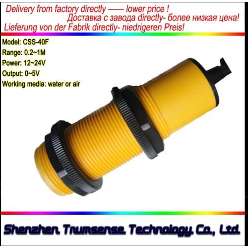 FACTORY SUPPLYING Ultrasonic Sensor For Distance Measuring 3M Range 12 To 24VDC Power Supply 0 To 5V Output Can Customize