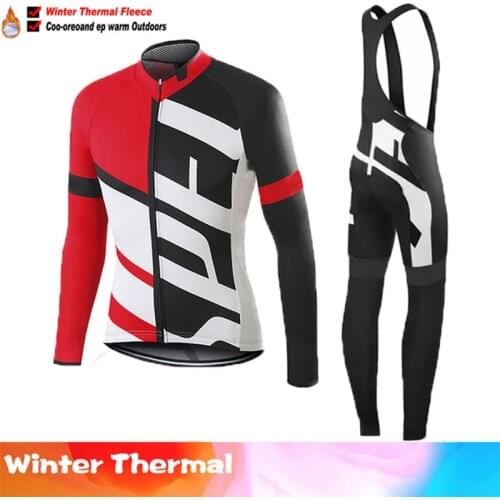 2022 Winter Thermal Fleece Cycling Jersey Set Racing Bike Cycling Suit Mountian Bicycle Cycling Clothing Ropa Ciclismo Bicycle