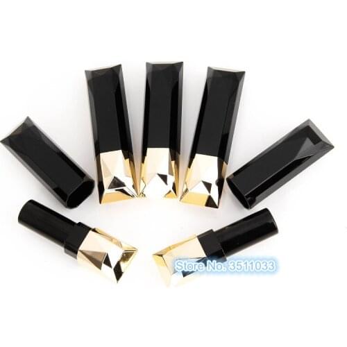 10pcs 30pcs 50pcs Classical Empty Black Lipstick Container Tube DIY Gold Lipstick Tube Lip Rouge Tube Makeup Tool Lipstick Tube