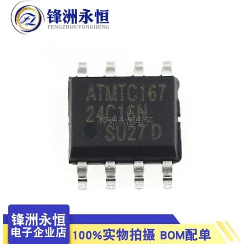 10pcs/lot AT24C16 SOP 24C16 SOP-8 AT24C16C-SSHM-T In Stock