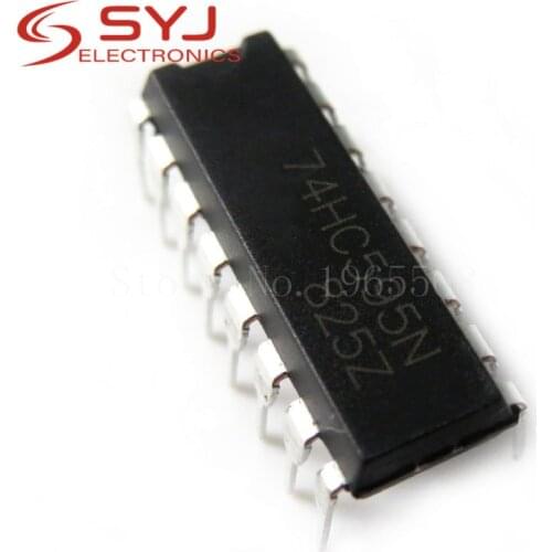 10pcs/lot SN74HC595N SN74HC595 74HC595N 74HC595 DIP-16 new original In Stock