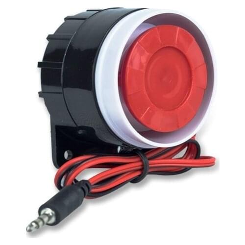 120 dB Loudly Siren Mini Wired Siren Horn For Wireless Home Alarm Security System