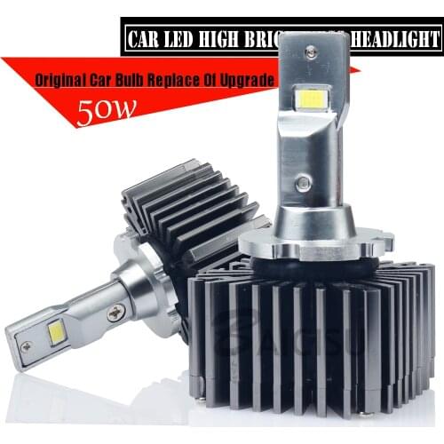 Non-destructive installation Error Free canbus D1S LED D1R D3S D3R Car headlight bulb 50W For Volkswagen Audi Mercedes-Benz BMW