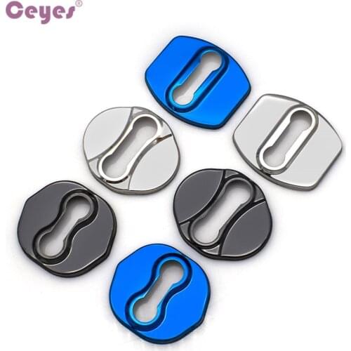 Ceyes Auto Cover Car Styling Case For Kia K3 k5 Forte Sorento For Hyundai I40 IX20 Badge Car Buckle Accessories Car-Styling 4pcs