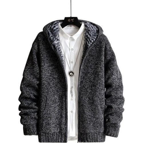 DIEZHAN Men's Cardigans With A Hood