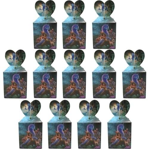 Hot Disney Raya and The Last Dragon Party Supplies Candy Box Baby Shower Happy Birthday Raya Theme Party Gift Bags Decorations