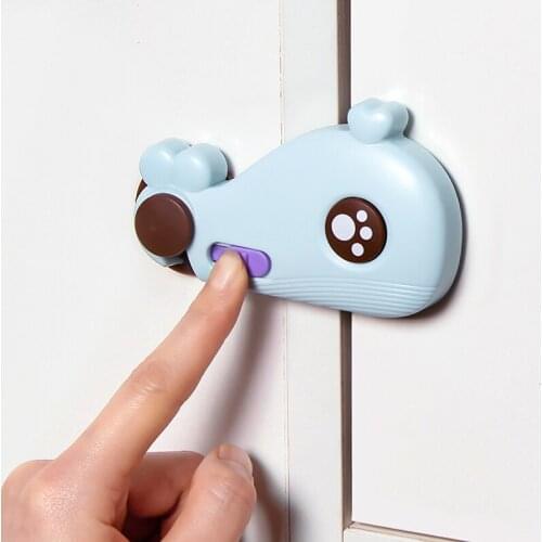 Multi-function Child Baby Safety Lock handle Cabinet Door Safety Locks Children Security Protector Cerradura Safety BY50FH