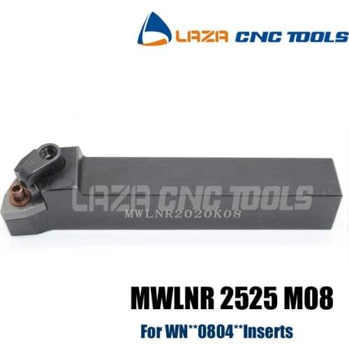 MWLNR2525M08,MWLNL 2525M08 Indexable External turning tool holder,Lathe CNC Turning Cutter,MWLNR Cutting toolHolder for WNMG0804