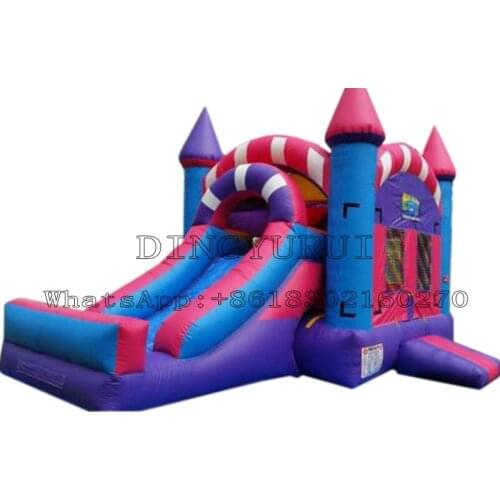Inflatable Bouncer Slide Combo Kids Sports Game Jumping Moonwalk with Air Blower