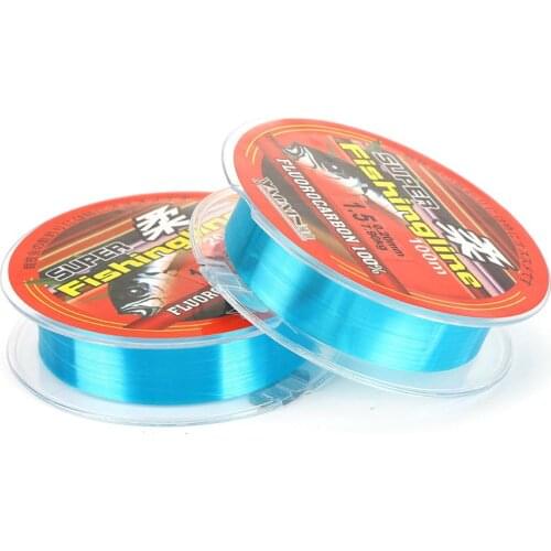 200M Nylon Fishing Line 8.6-46.2LB Fluorocarbon Coated Monofilament Fishing Leader Line Carp Fishing Wire Fishing Accessories