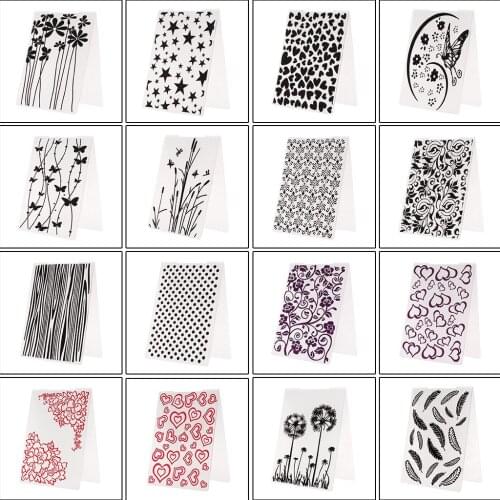 Plastic Template Craft Card Making Paper Cards 1Pcs Photo Album Wedding Decoration Scrapbooking Embossing Folder