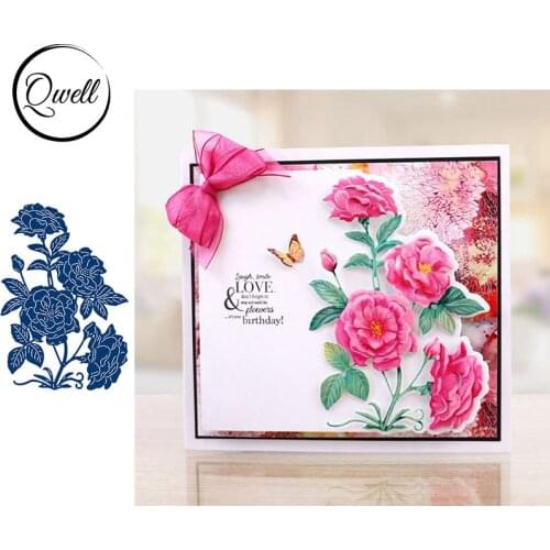 QWELL Flower Rose Metal Cutting Dies for Scrapbooking and Card Making Paper Embossing Craft New 2019 die cuts