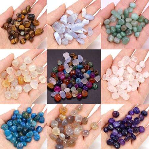 Colorful 50g Mixed Natural Gravel Chip Beads Irregular Energy Gem Mineral Stone Beads for Fish Tank Bonsai Decoration Wholesale
