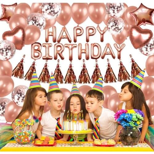 Happy Birthday Balloons Foil Letter Balloon Birthday Party Decorations Kids Adult Birthday Balloons Alphabet Balloons BN200001