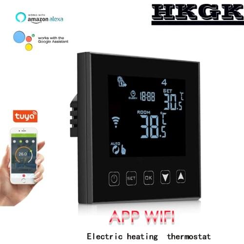 TUYA 16A WiFi Thermostat Temperature Controller for Electric Heating ,Works with Alexa Google Home