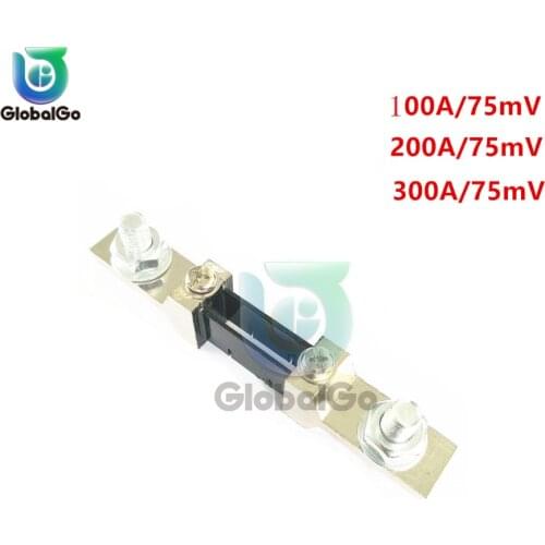 External Shunt 100A 200A 300A 75mV Current Measure Shunt Resistors For Digital Ammeter Amp Voltmeter Wattmeter Meter